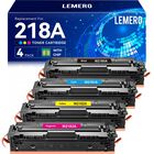 Cartucho De T&oacute;ner Lemero 218a, Paquete De 4 Con Chip Compatible
