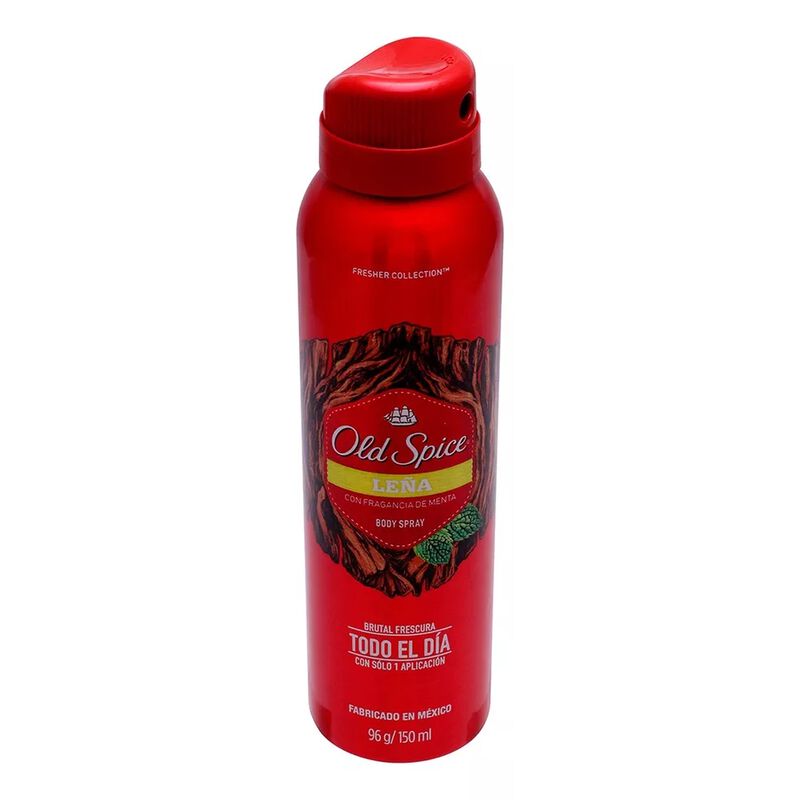Desodorante En Aerosol Old Spice Le&ntilde;a 96g image number null