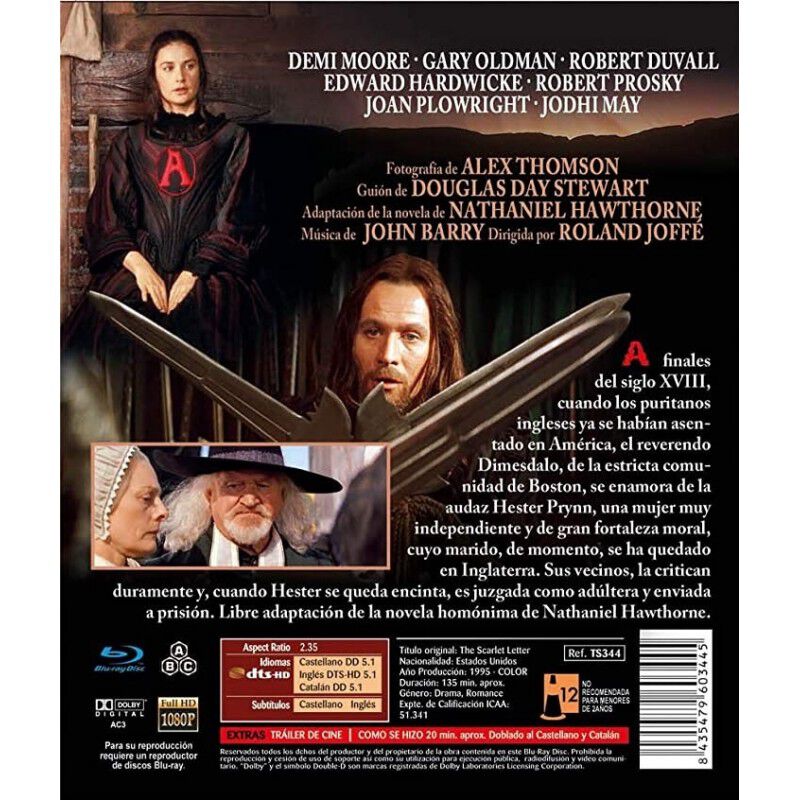 La Letra Escarlata [blu-ray] (1995) The Scarlet... image number null