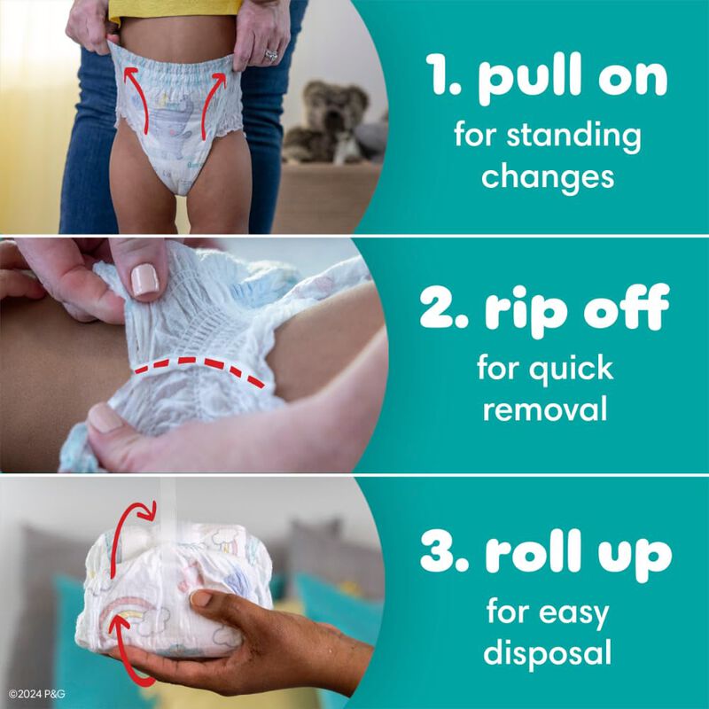 Pa&ntilde;ales Pampers Swaddlers 360, Talla 5, 52 Unid... image number null