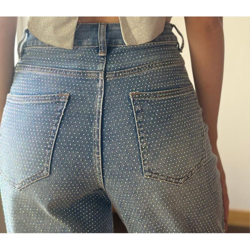 Pantalon Wide Brillos image number null