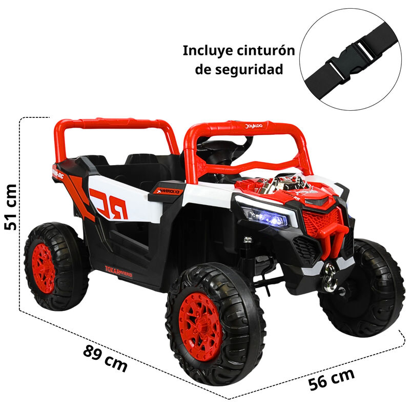 Montable Electrico para Ni&ntilde;os Mini 4x4 Bluetoot... image number null