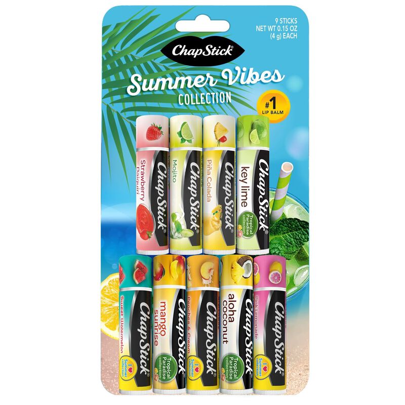 Set De B&aacute;lsamo Labial Chapstick Summer Vibes Co... image number null