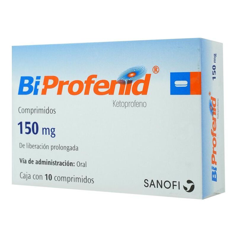 Bi Profenid 150mg 10 comprimidos 150mg caja con... image number null