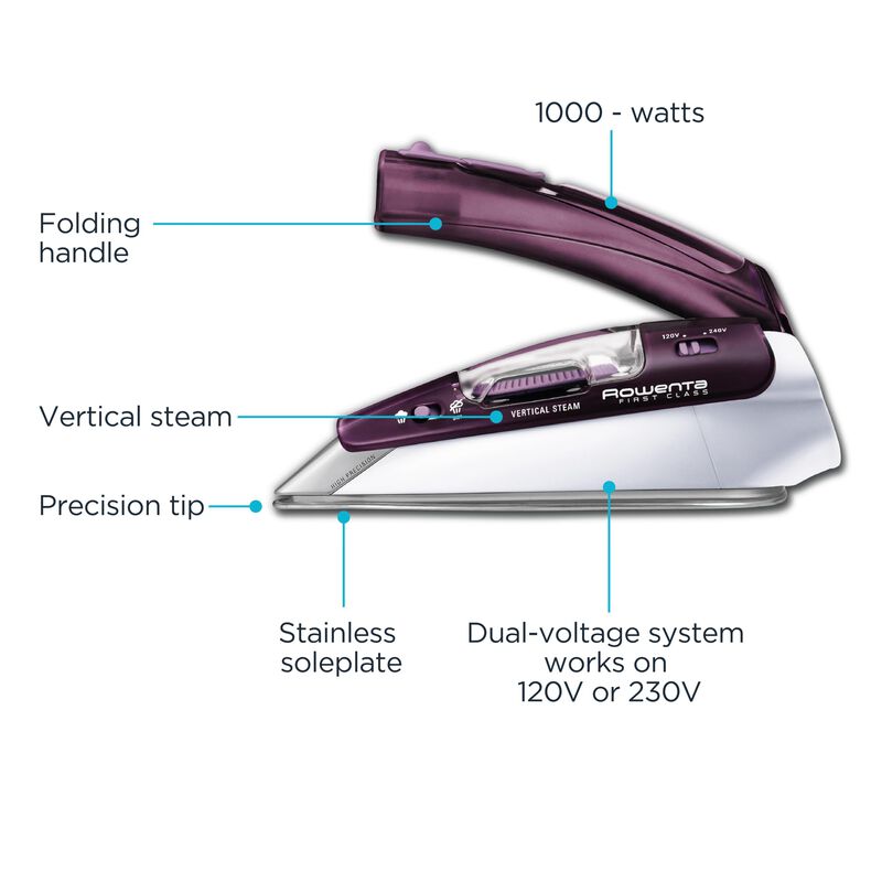 Plancha De Viaje Rowenta Pro Compact Acero Inox... image number null