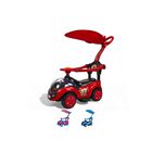 Montable Correpasillos Con Bast&oacute;n Parental Desmontable, Volante Funcional, Luz, Sonido Y Toldo &mdash; Para Ni&ntilde;os De 3 A 6 A&ntilde;os Rojo