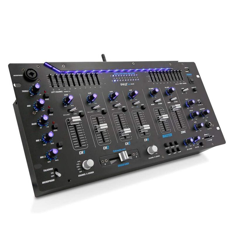 Controlador Dj Mezclador De 6 Canales Pyle Pyd1... image number null