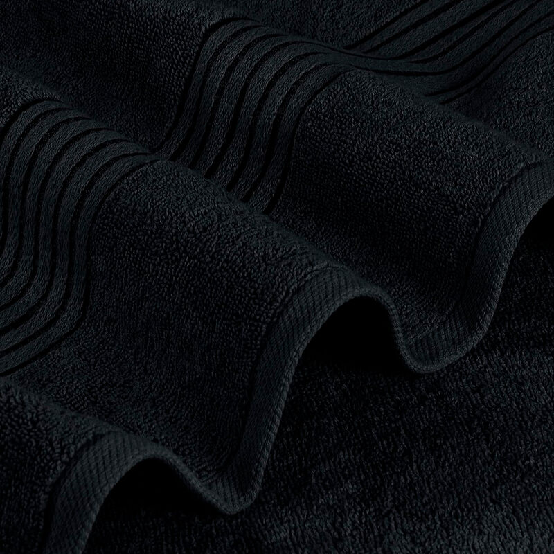 Toalla Segovia Ba&ntilde;o 90cm X 160cm Negro image number null