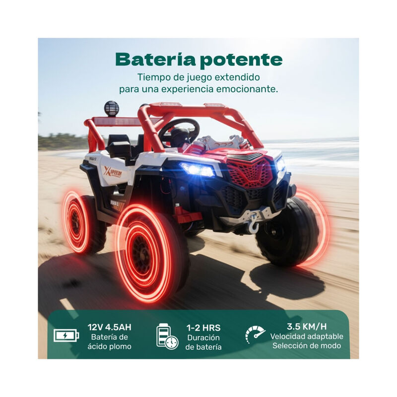 Camioneta Montable Electrica Buggy 6v Ni&ntilde;os Con... image number null
