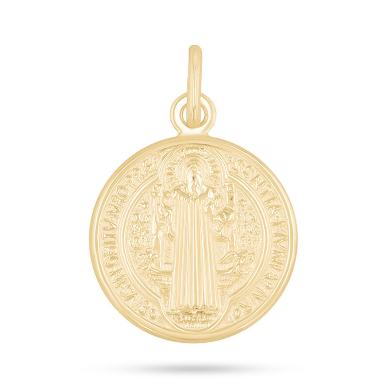 Medalla De Moneda De San Benito Oro Amarillo 10... image number null