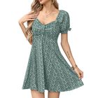 Vestido Missufe Verde Talla XL Casual Estampado Floral