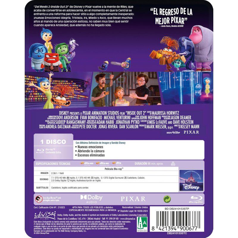 Del Rev&eacute;s 2 (Steelbook) [Blu-ray] (2024) Inside... image number null