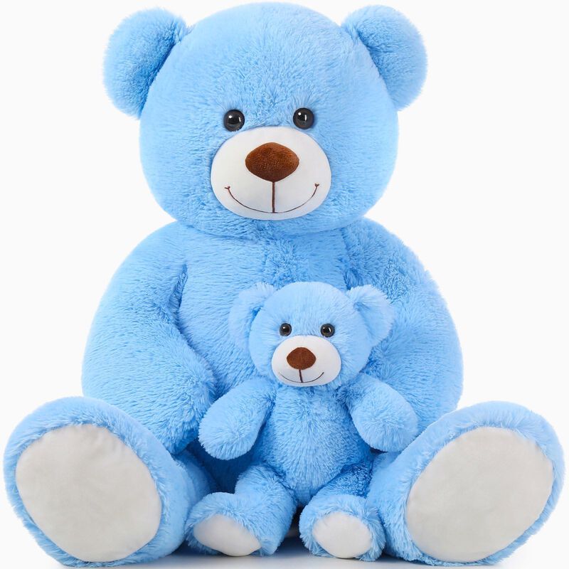 Oso De Peluche Gigante Morismos Mami & Baby Blu... image number null