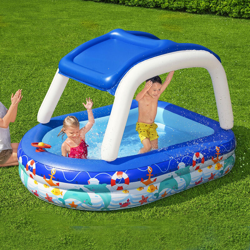 Alberca Inflable Infantil En Forma De Lancha/bo... image number null