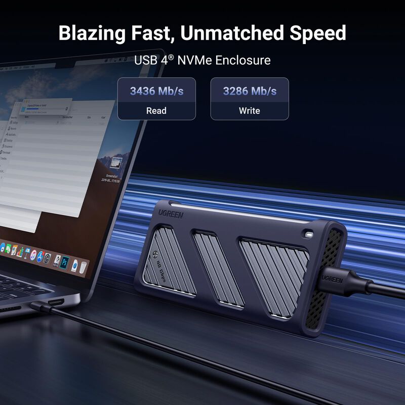 Carcasa Ssd Ugreen M.2 Nvme De 40 Gbps Con Vent... image number null