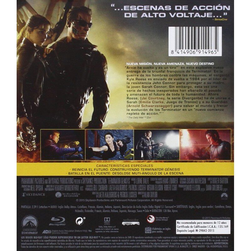 Terminator: Genesis [blu-ray] image number null