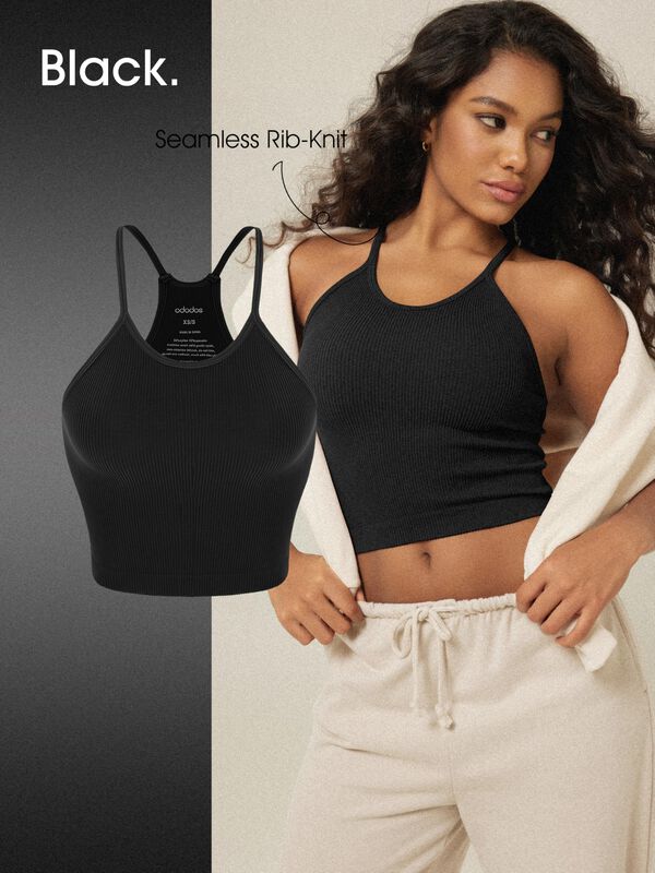 Camiseta Crop Ododos Pack De 3 Punto Canal&eacute; image number null