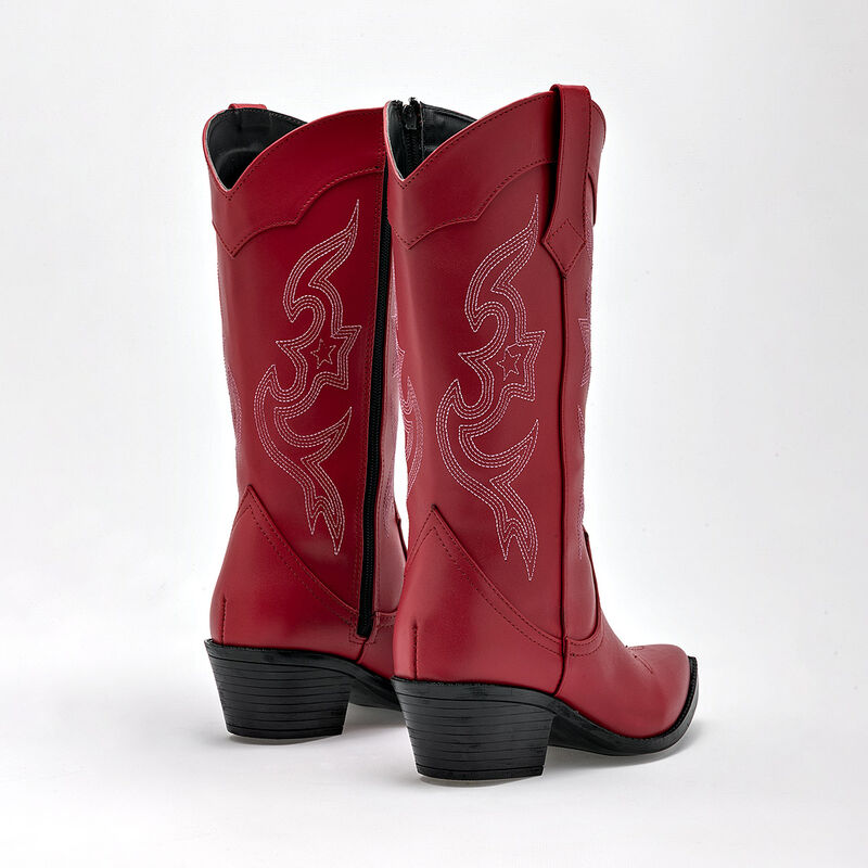 Moramora Bota para mujer rojo image number null