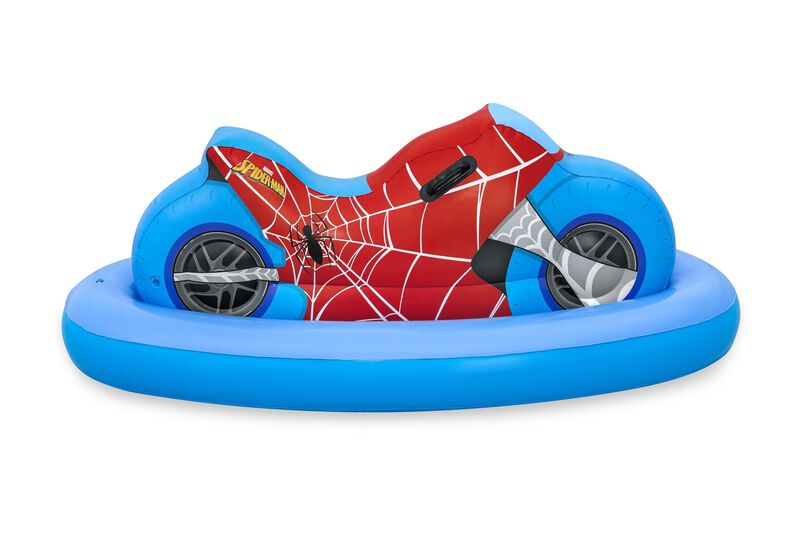 &nbsp;Flotador montable 1.70x.84cm Spiderman motocic... image number null