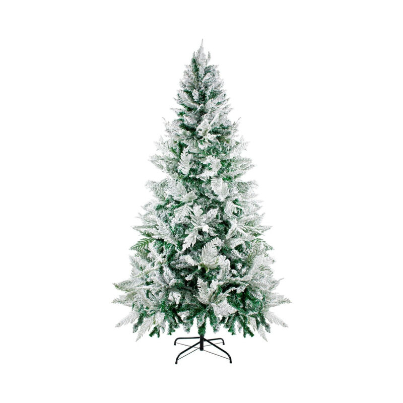 Arbol Navidad Nevado Premium 1.9m Pino Escarcha... image number null