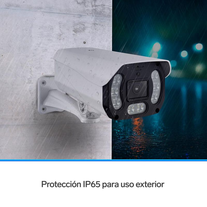 2 C&aacute;maras de seguridad Wi-Fi/PoE de 4 Mpx tipo ... image number null