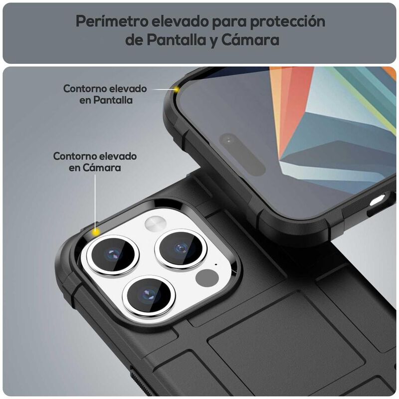 Funda TEKKU Rugged Shield para iPhone 15 PRO MA... image number null