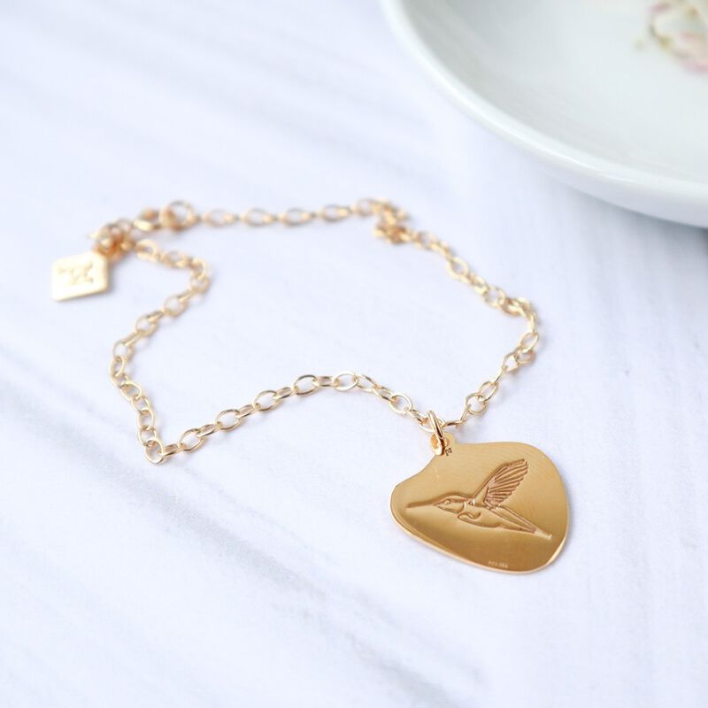 Pulsera de Colibr&iacute; Dorada image number null