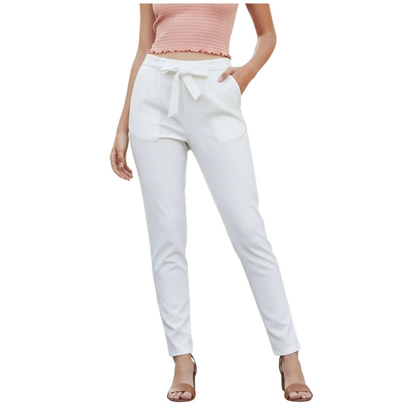 Pantalón Cintura Ajustable Blanco Love Tree Tal... image number null