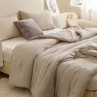 Juego De Edred&oacute;n Rosgonia Oatmeal Twin/twin Xl Con 1 Funda De Almohada