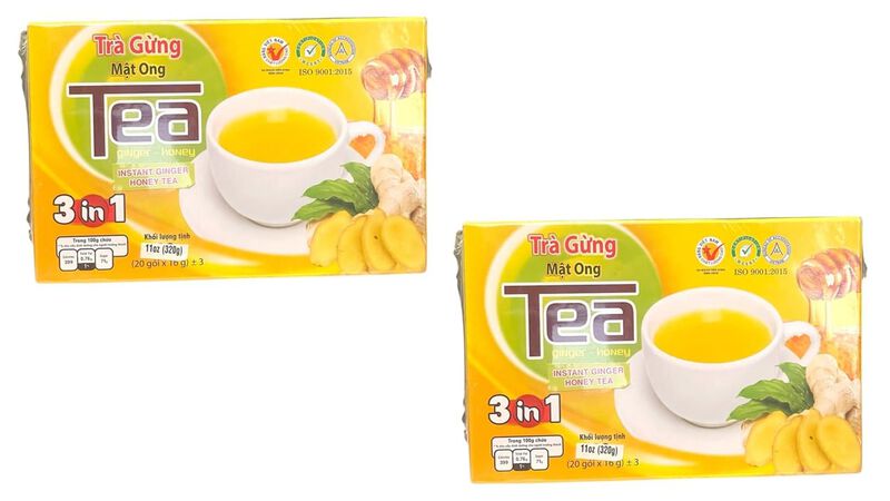 T&eacute; Instant&aacute;neo De Jengibre Y Miel &ndash; Paquete De ... image number null