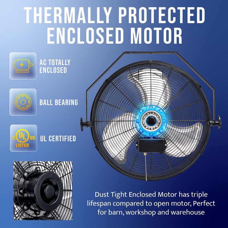 Ventilador De Pared Tornado De 18 Pulgadas High... image number null