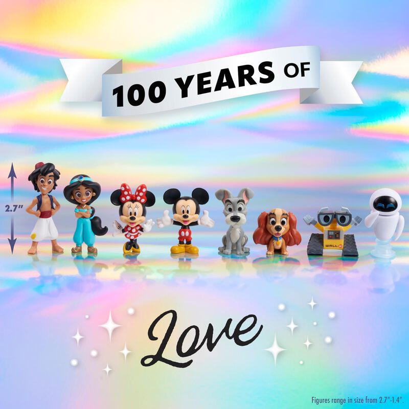 Set De Figuras Just Play Disney 100 A&ntilde;os De Tra... image number null