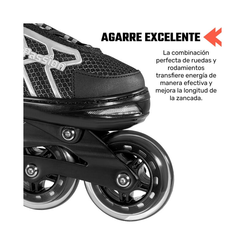 Patines Linea 4 Ruedas Profesionales Ajustables... image number null