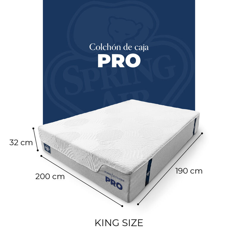 Colch&oacute;n King Size Pro Spring Air Tecnolog&iacute;a Hyp... image number null