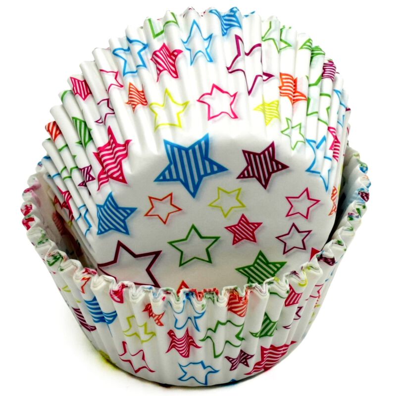 Moldes de papel para cupcakes Chef Craft 50 uni... image number null