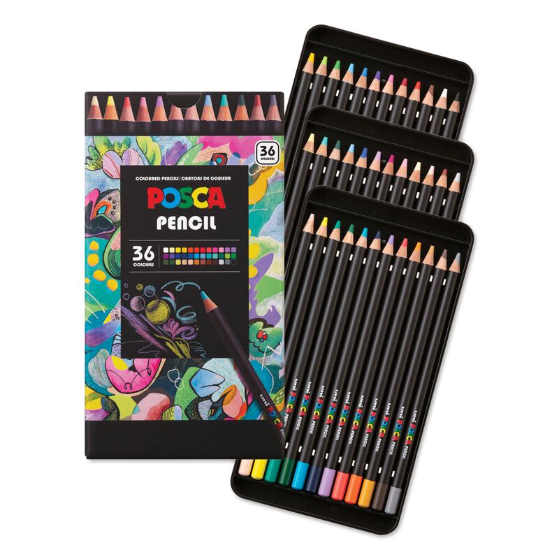 L&aacute;pices De Colores Posca 36 Unidades Ultra‑smoo... image number null