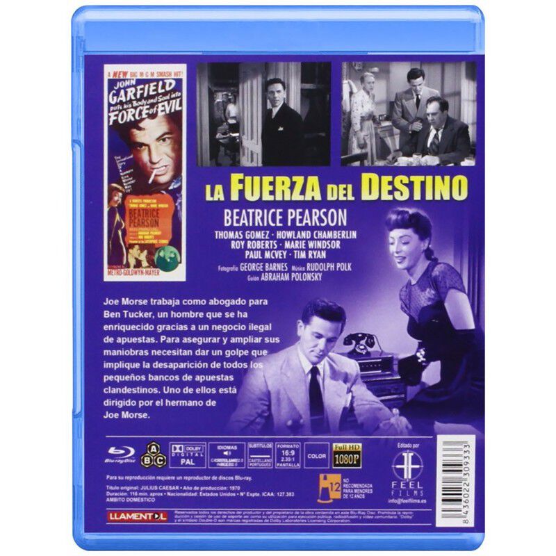 La Fuerza Del Destino [blu-ray] (1948) Force Of... image number null