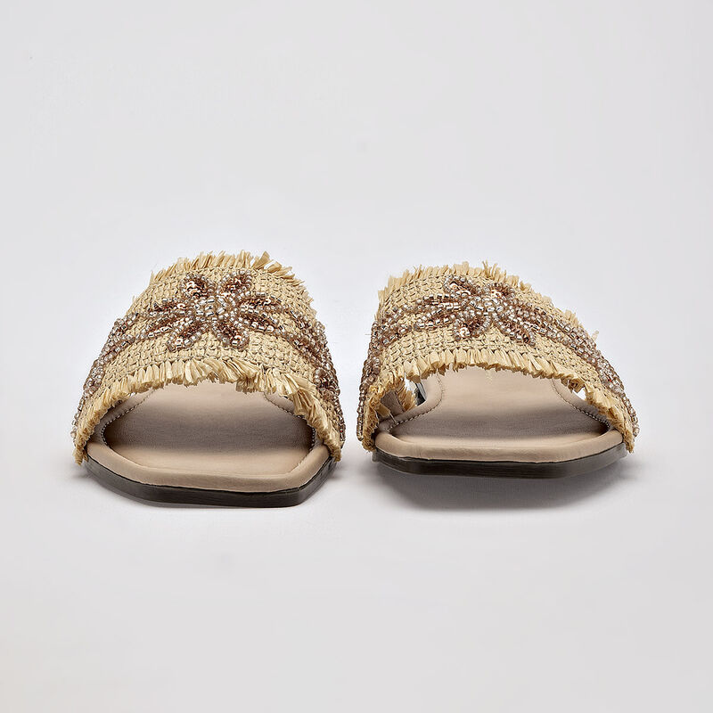 Been Class sandalia piso para mujer beige cod 1... image number null