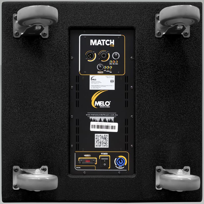 Melo Match 118 Subwoofer Activo De 18'' 1000w 1... image number null