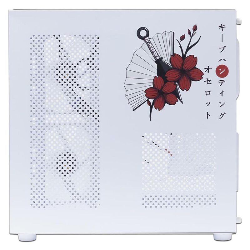 Gabinete Gamer Ocelot White Kitsune, Mid Tower,... image number null