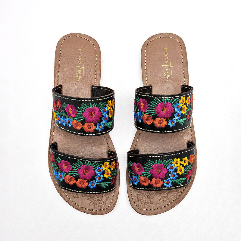 Mora Tierra sandalia artesanal piel para mujer ... image number null