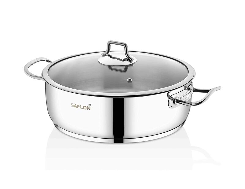 Cacerola Saflon De 4,7 l De Acero Inoxidable Co... image number null
