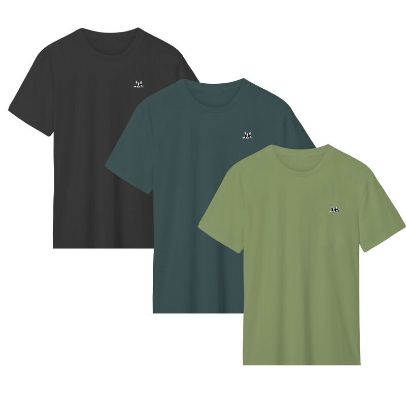 Set de 3 playeras Bark and Hide Playera Para Ho... image number null