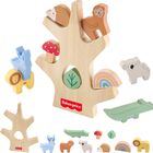 Juego De Apilamiento De Madera Fisher-price &Aacute;rbol De Equilibrio, 10 Piezas, Para M&aacute;s De 3 A&ntilde;os