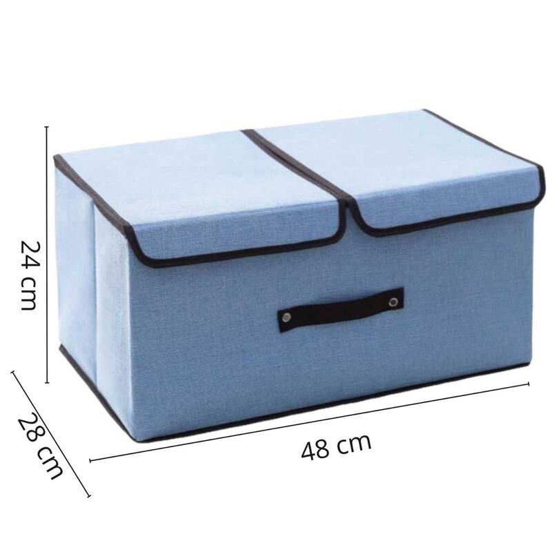 Caja Organizadora Plegable Con Divisiones Tapas... image number null