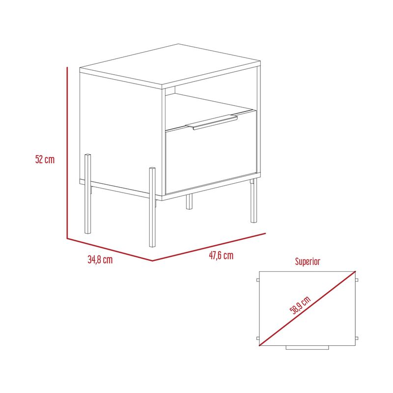 Bur&oacute; Wesley Blanco Virtual Muebles image number null