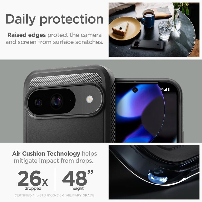 Funda Spigen Rugged Armor Para Pixel 9/pixel 9 ... image number null