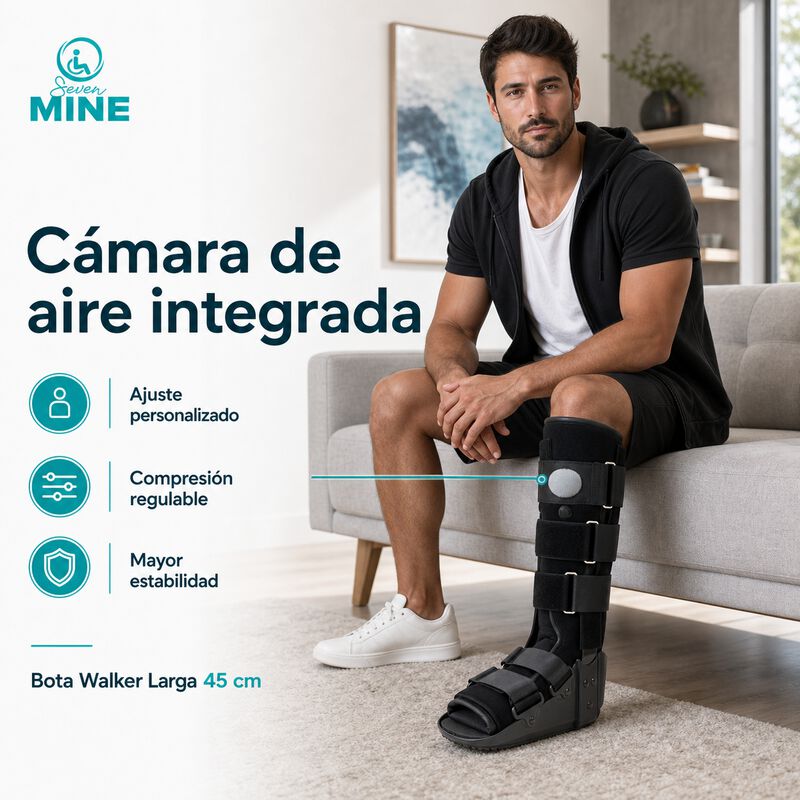 Bota Walker Larga 45cm | Neum&aacute;tica Con Aire Bw-... image number null