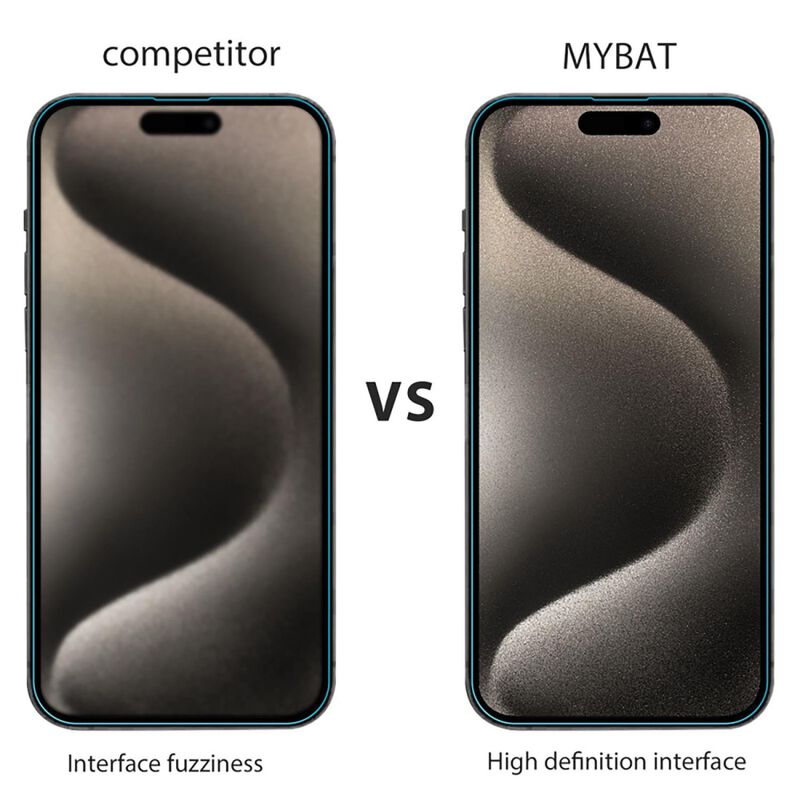 Mica Vidrio Mybat Para Iphone 16 Pro 25 Piezas ... image number null