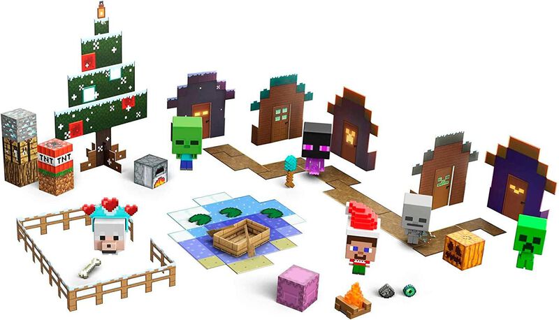 Minecraft Mob Head Minis Calendario De Adviento image number null